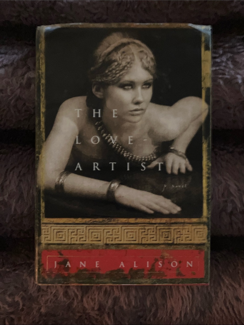 The Love Artist by Jane Alison - Black & Sepia Cover